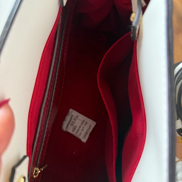 White Leather Handbag - Picture 4 of 8